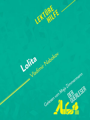 cover image of Lolita von Vladimir Nabokov Lektürehilfe